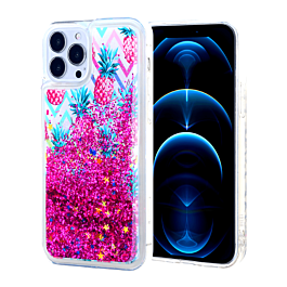 Liquid Quicksand Glitter Cover Case - Style 4 for iPhone 12 Pro Max (Only Ground Shipping)