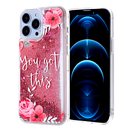 Liquid Quicksand Glitter Cover Case - L12 for iPhone 12 Pro Max (Only Ground Shipping)