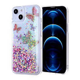 Liquid Quicksand Glitter Cover Case - M1 for iPhone 12 Pro Max (Only Ground Shipping)