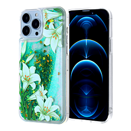 Liquid Quicksand Glitter Cover Case - M5 for iPhone 12 Pro Max (Only Ground Shipping)