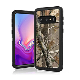 Heavy Duty Case for Galaxy S10+ (CAMO BLACK) (Only Ground Shipping)