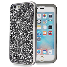 Bling Diamond Crystal Dual Layer Protection Case - BLACK for iPhone 8P / 7P (Only Ground Shipping)