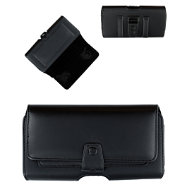 EVO 6.9" Horizontal Pouch with Belt Clip - BLACK (Only Ground Shipping)