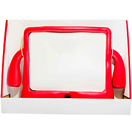Protective kids Case - RED for iPad 10 2022 (10.9") / iPad 11 (A16) / Air 11 2024 / Air 4 / Air 5 / Pro 11 (All Models) (Only Ground Shipping)