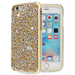 Bling Diamond Crystal Dual Layer Protection Case - GOLD for iPhone 8P / 7P (Only Ground Shipping)