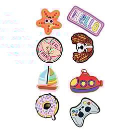 Fashion Charms Set for Handle Cases (8 Piece Set) - MIX 1 (Only Ground Shipping)