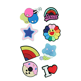 Fashion Charms Set for Handle Cases (8 Piece Set) - UNISEX 2 (Only Ground Shipping)