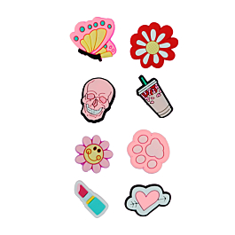 Fashion Charms Set for Handle Cases (8 Piece Set) - GIRL 3 (Only Ground Shipping)