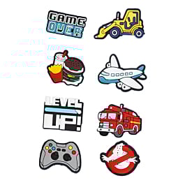 Fashion Charms Set for Handle Cases (8 Piece Set) - BOY 4 (Only Ground Shipping)