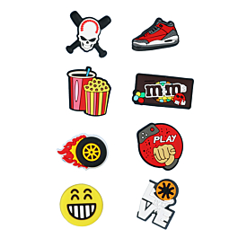 Fashion Charms Set for Handle Cases (8 Piece Set) - BOY 5 (Only Ground Shipping)