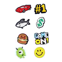 Fashion Charms Set for Handle Cases (8 Piece Set) - BOY 6 (Only Ground Shipping)