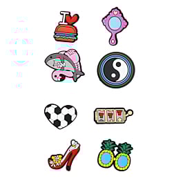 Fashion Charms Set for Handle Cases (8 Piece Set) - BOY 7 (Only Ground Shipping)