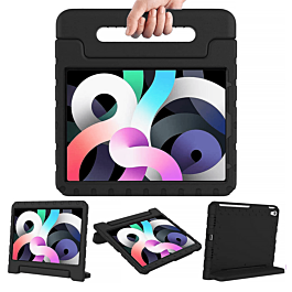 Handle Stand Shockproof Kids Case - BLACK for iPad Mini 6 / 7 (A17 Pro) (Only Ground Shipping)