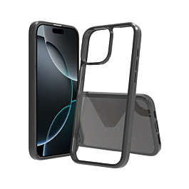 Hybrid Case with Air Cushion Technology - BLACK for iPhone 16 Pro Max (Only Ground Shipping)