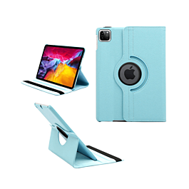 360 Degree Rotating Swivel Stand Case - LIGHT BLUE for iPad Air 11 2024 / Pro 11 (1st / 2nd / 3rd / 4th) / Air 4 / Air 5 (Only Ground Shipping)