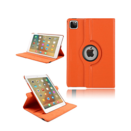 360 Degree Rotating Swivel Stand Case - ORANGE for iPad Air 11 2024 / Pro 11 (1st / 2nd / 3rd / 4th) / Air 4 / Air 5 (Only Ground Shipping)