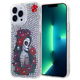 Crystal Diamond Pattern Design Case - Style 1 for iPhone 13 Pro (Only Ground Shipping)