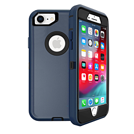 Heavy Duty Case for iPhone 7 / 8 (DARK BLUE & BLACK) (Only Ground Shipping)