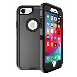 Heavy Duty Case for iPhone 7 / 8 (BLACK) (Only Ground Shipping)