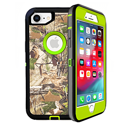 Heavy Duty Case for iPhone 7 / 8 (CAMO GREEN) (Only Ground Shipping)