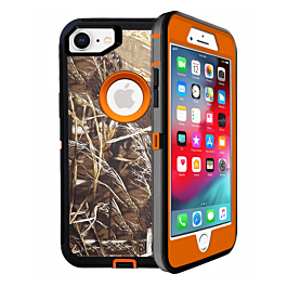 Heavy Duty Case for iPhone 7 / 8 (CAMO ORANGE) (Only Ground Shipping)