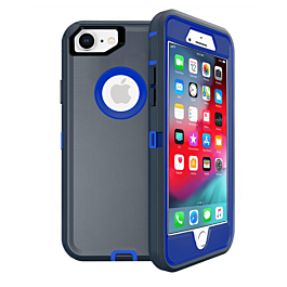 Heavy Duty Case for iPhone 7 / 8 (DARK BLUE) (Only Ground Shipping)
