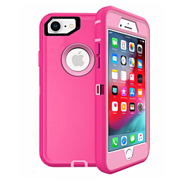 Heavy Duty Case for iPhone 7 / 8 (HOT PINK) (Only Ground Shipping)