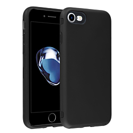 Full Cover New Design Silicone Case - BLACK for iPhone 7 / 8 (Only Ground Shipping)