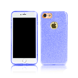 Shiny Film Material Innovation TPU Case - BLUE for iPhone 7G / 8G / SE 2020 (Only Ground Shipping)