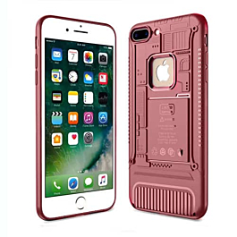 Logic Board Design Silicone Case - MAROON for iPhone 8P / 7P (Only Ground Shipping)