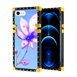 Square Case with BLUE Light Design - 2 for iPhone 7G / 8G / SE 2020 (Only Ground Shipping)