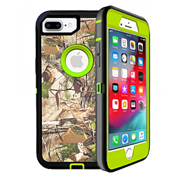 Heavy Duty Case for iPhone 8P / 7P (CAMO GREEN) (Only Ground Shipping)