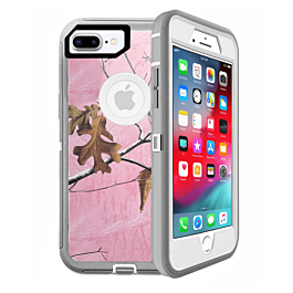 Heavy Duty Case for iPhone 8P / 7P (CAMO PINK) (Only Ground Shipping)