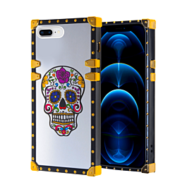 Square Case with Mirror Design - Style 3 for iPhone 8P / 7P (Only Ground Shipping)
