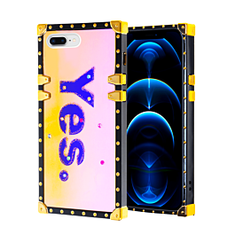 Square Case with BLUE Light Design - 8 for iPhone 8P / 7P (Only Ground Shipping)