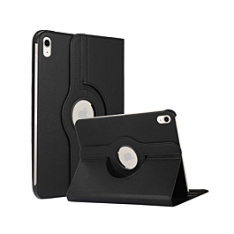 360 Degree Rotating Swivel Stand Case - BLACK for iPad 10 2022 (10.9") / iPad 11 (A16) (Only Ground Shipping)
