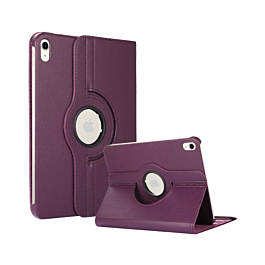 360 Degree Rotating Swivel Stand Case - PURPLE for iPad 10 2022 (10.9") / iPad 11 (A16) (Only Ground Shipping)
