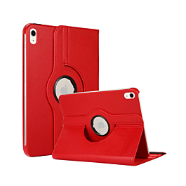 360 Degree Rotating Swivel Stand Case - RED for iPad 10 2022 (10.9") / iPad 11 (A16) (Only Ground Shipping)