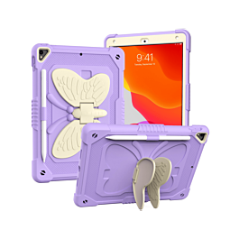 Protective Butterfly Stand Desing Case - GREAM PURPLE for iPad 5 (2017) / iPad 6 (2018) / Air 1 / Air 2 / Pro 9.7 (Only Ground Shipping)