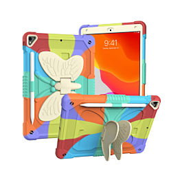 Protective Butterfly Stand Desing Case - COLORFUL RED for iPad 5 (2017) / iPad 6 (2018) / Air 1 / Air 2 / Pro 9.7 (Only Ground Shipping)