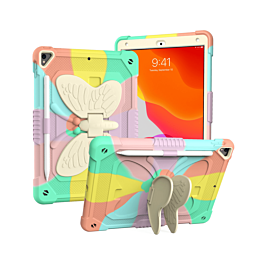 Protective Butterfly Stand Design Case - COLORFUL for iPad 5 (2017) / iPad 6 (2018) / Air 1 / Air 2 / Pro 9.7 (Only Ground Shipping)