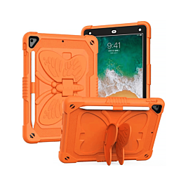 Protective Butterfly Stand Desing Case - ORANGE for iPad 5 (2017) / iPad 6 (2018) / Air 1 / Air 2 / Pro 9.7 (Only Ground Shipping)