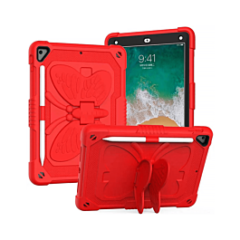 Protective Butterfly Stand Desing Case - RED for iPad 5 (2017) / iPad 6 (2018) / Air 1 / Air 2 / Pro 9.7 (Only Ground Shipping)