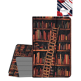 Old Style Notebook Design Case - Library for iPad Air 11 2024 / 10 2022 (10.9") / Air 4 / Air 5 / Pro 11 (1st / 2nd / 3rd / 4th) (Only Ground Shipping)