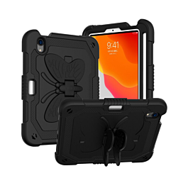 Protective Butterfly Stand Design Case - BLACK for iPad 10 2022 (10.9") / iPad 11 (A16) (Only Ground Shipping)