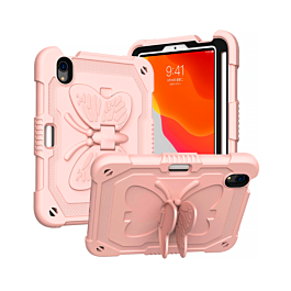 Protective Butterfly Stand Design Case - PINK for iPad 10 2022 (10.9") / iPad 11 (A16) (Only Ground Shipping)