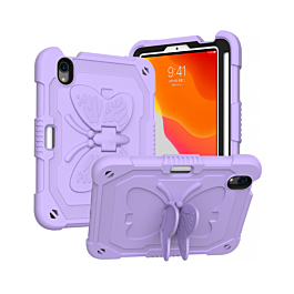 Protective Butterfly Stand Design Case - PURPLE for iPad 10 2022 (10.9") / iPad 11 (A16) (Only Ground Shipping)