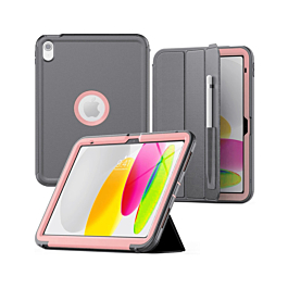 Full Body Protective Case - GRAYPINK for iPad 10 2022 (10.9") / iPad 11 (A16) (Only Ground Shipping)