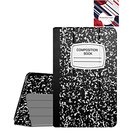 Old Style Notebook Design Case - Composition Book for iPad Air 11 2024 / 10 2022 (10.9") / Air 4 / Air 5 / Pro 11 (1st / 2nd / 3rd / 4th) (Only Ground Shipping)