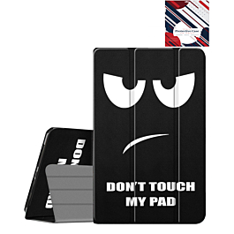 Old Style Notebook Design Case - Don't Touch for iPad Air 11 2024 / 10 2022 (10.9") / Air 4 / Air 5 / Pro 11 (1st / 2nd / 3rd / 4th) (Only Ground Shipping)